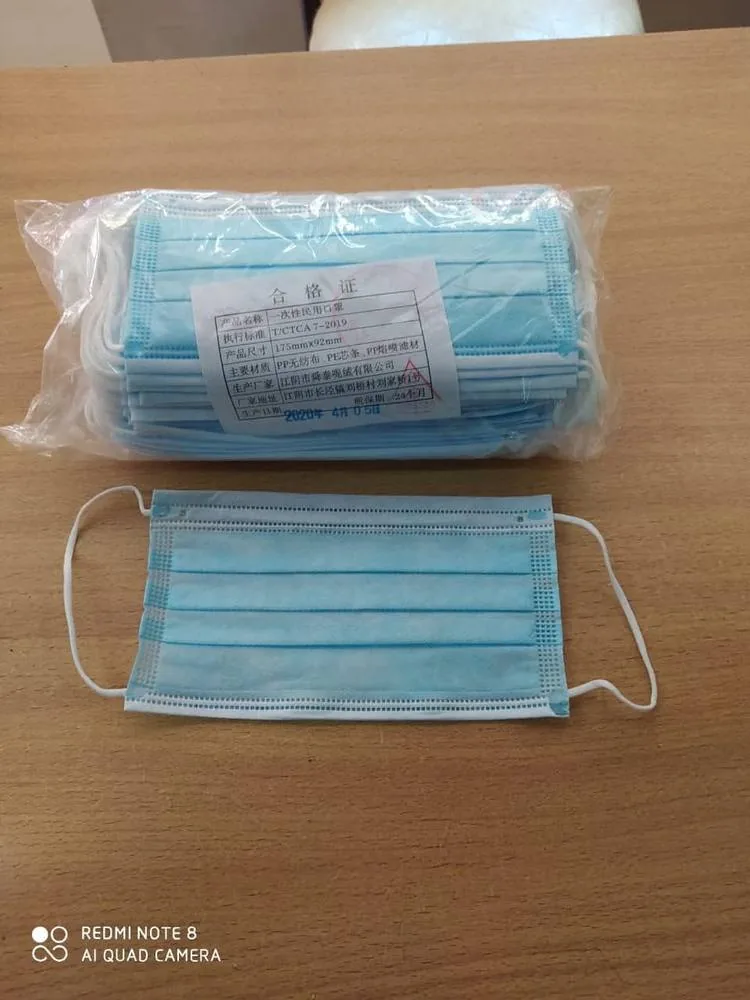 SAFESOL Disposable Face Mask Pack
