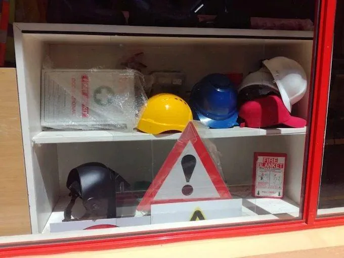SAFESOL Safety Equipment Display Cabinet
