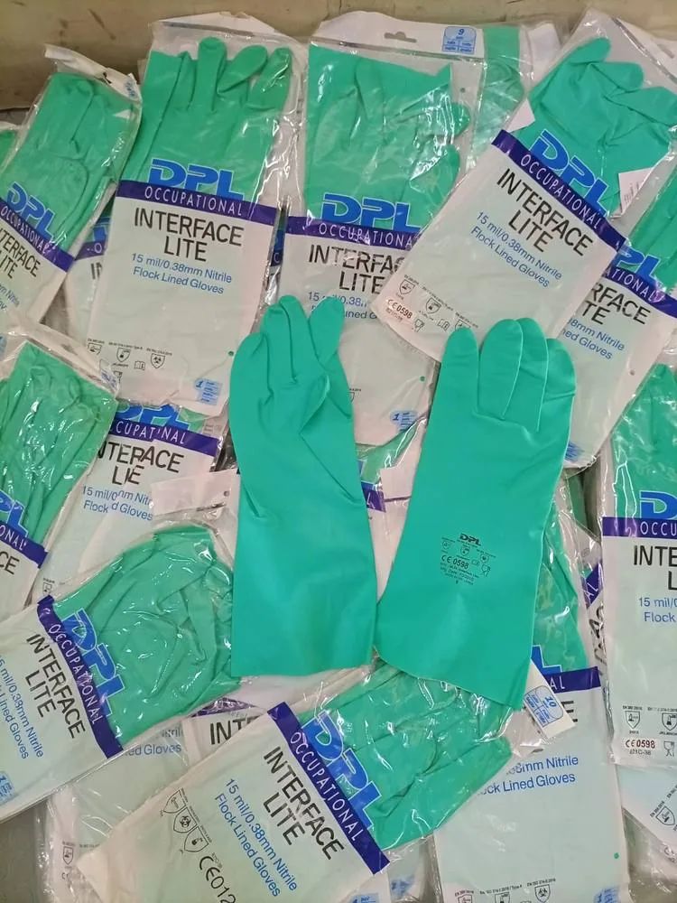 SAFESOL Nitrile Flock-Lined Gloves